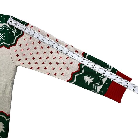 Elf Movie Ugly Christmas Sweater Size Large Will Ferrel Buddy Raised By Elves - Picture 12 of 12